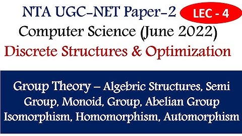 Group Theory Properties | Isomorphism | Homomorphism | Automorphism | Lec-4 | Ankita Sood