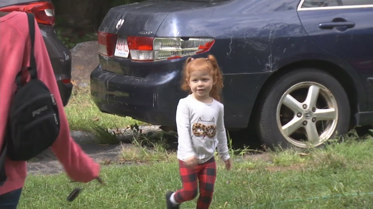 Toddler safe after found wandering along busy Holyoke road - YouTube