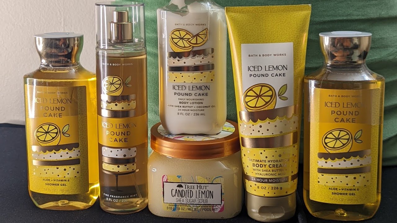 *New* Bath& Body Works Iced Lemon Pound Cake (review) 🤤🍋🧁🫧🚿💛 YouTube