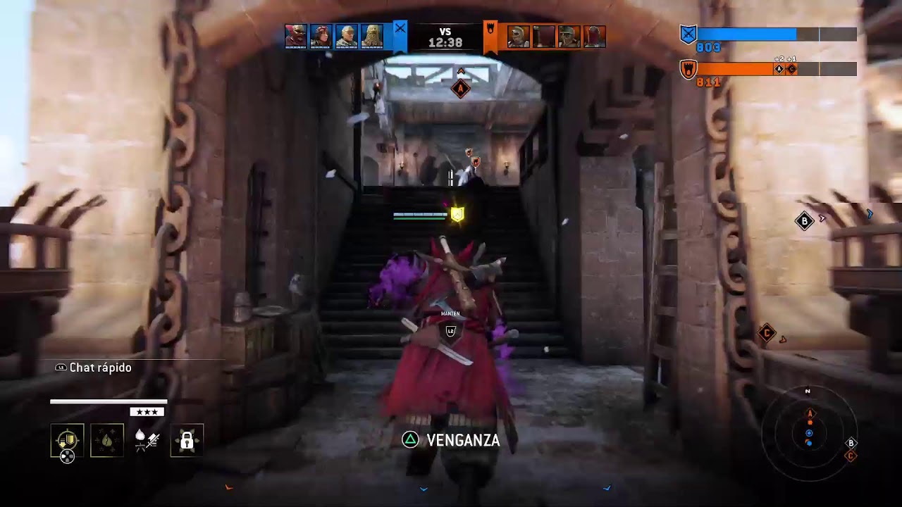 For Honor Bugisoft puso todas las ordenes del juego!!