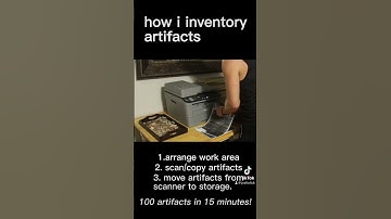#artifacts #arrowhead #inventory #standardoperatingprocedures