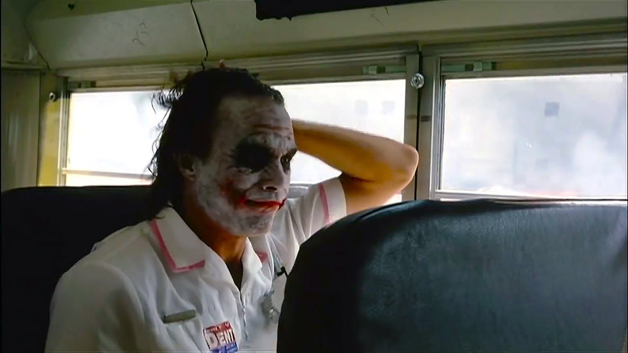 The Dark Knight' deleted scene sees the Joker ride the bus