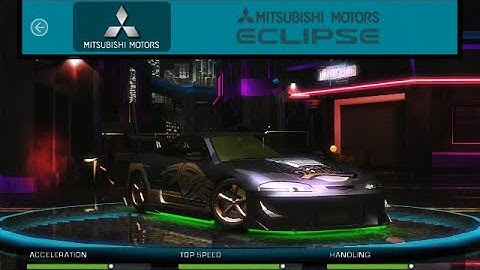 NFS Underground 2 | Mitsubishi Eclipse Customization | Gameplay 60