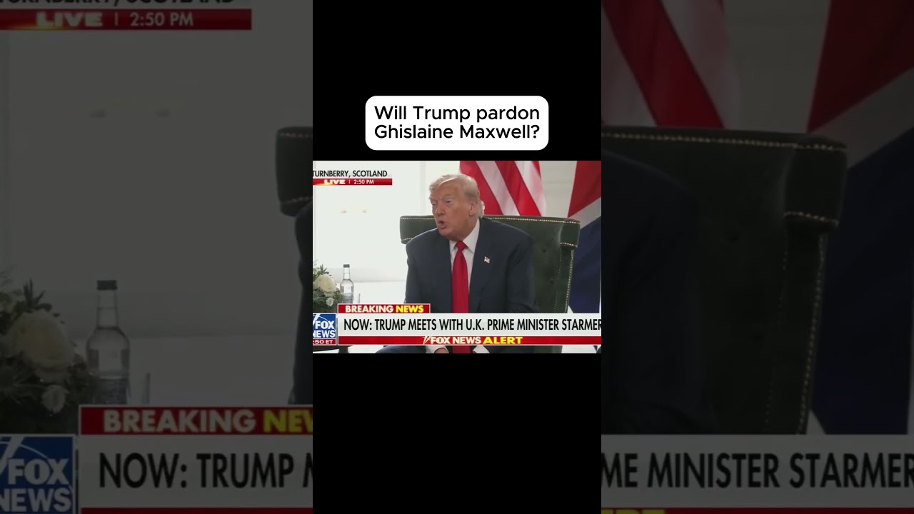 Trump Answers If He Ll Pardon Ghislaine Maxwell