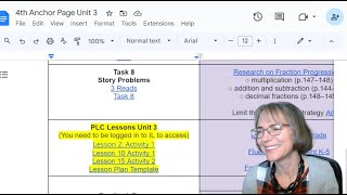 Unit 3 Planning General PLC Lessons