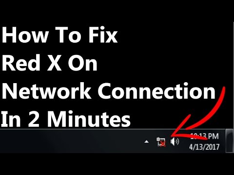 [FIXED] Red X Over Network Connection Windows 7