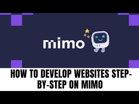 HOW TO DEVELOP WEBSITES STEP-BY-STEP ON MIMO