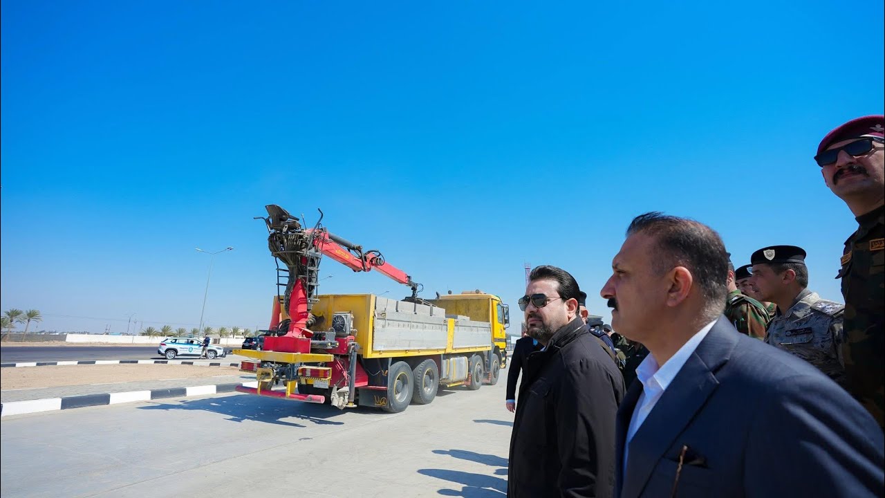 محافظ الأنبار يفتتح سيطرة الشهيد اللواء الركن أحمد صداك على الطريق السريع في الرمادي