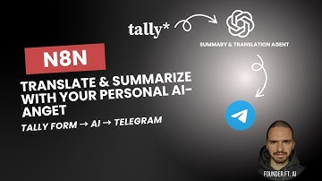 Translate & Summarize Any Language with AI in n8n | Tally Form + Telegram Bot