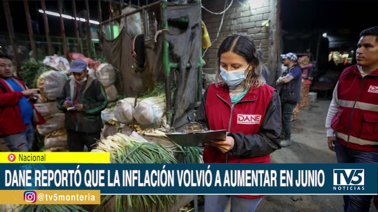 Dane reportó que la inflación volvió a aumentar en junio
