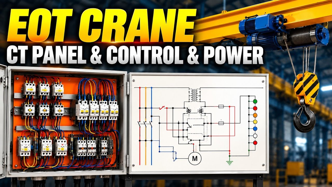Eot Crane Pendent Remote CT Panel Control and Power Connection Daigram ...