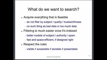 Web crawling 1: sources of data