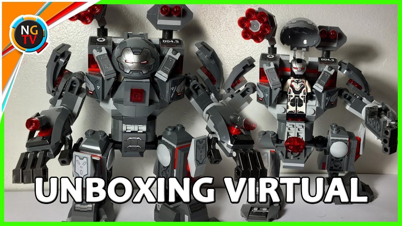 War Machine Buster de Lego Unboxing Virtual Avengers 