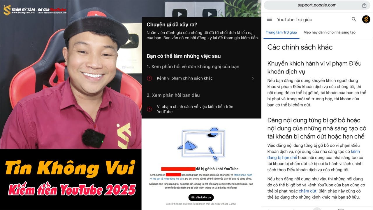 Outline Video Gấp lắm anh em ơi! Tình hình YouTube hiện nay rất căng ra đi nhiều lắm.