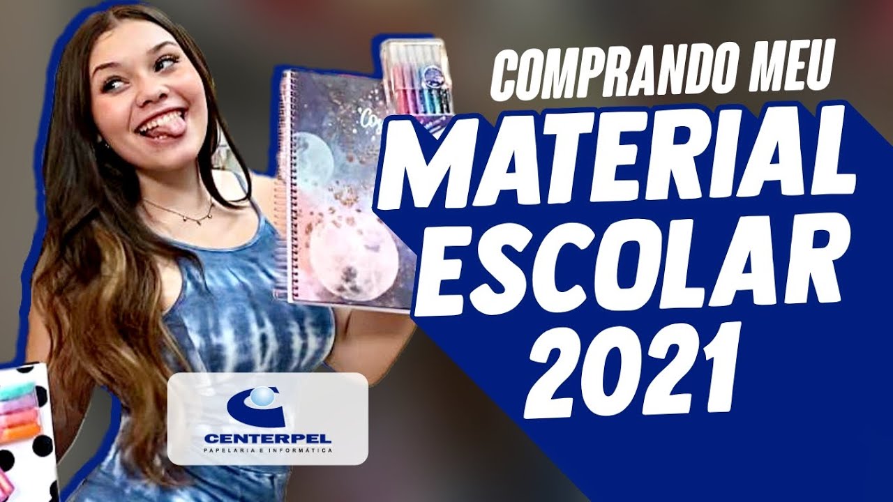 COMPRANDO MEU MATERIAL ESCOLAR 2021!