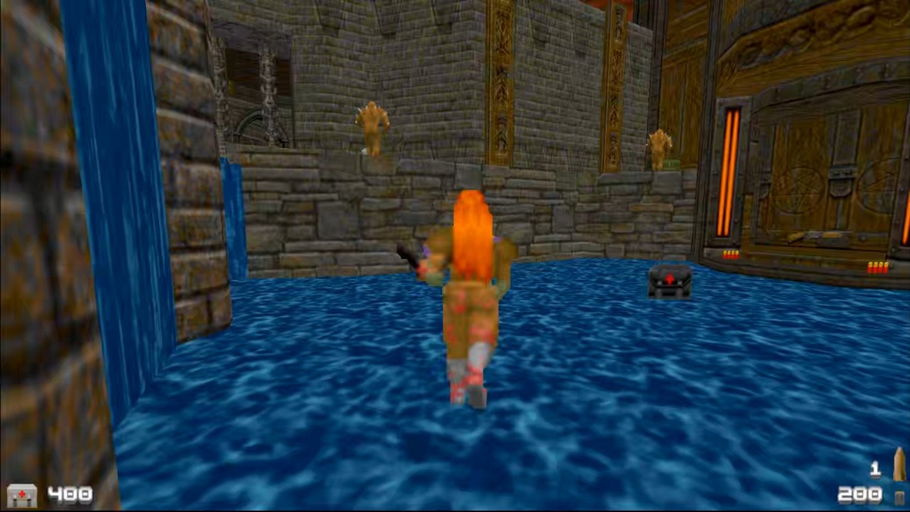 DOOM MOD MIXER FEMALE SERGEANT ZOMBIE EMPATHY v151,Back to Saturn X E2 Tower Fountain of Sparks Map