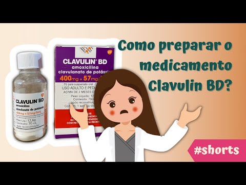 Como preparar o medicamento CLAVULIN #shorts #explore #farmacia #farmaceuticos #drogaria