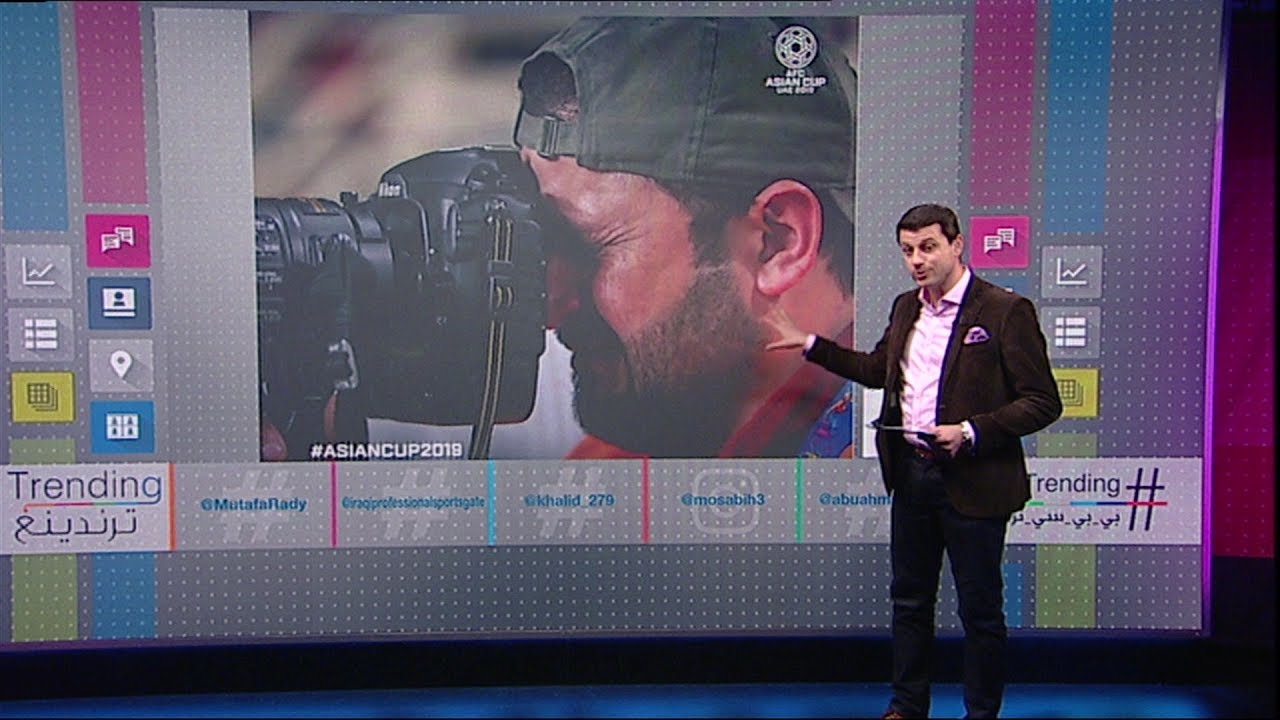 صورة بكاء مصور عراقي بعد خسارة منتخب بلاده أمام قطر تصبح حديث العالم #بي_بي_سي_ترندينغ