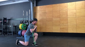 Banded Zercher Split Squat