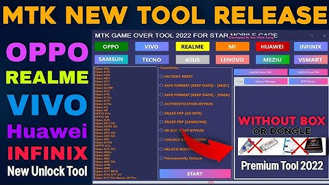 All OPPO VIVO REALME Screen Lock Remove Tool 2024