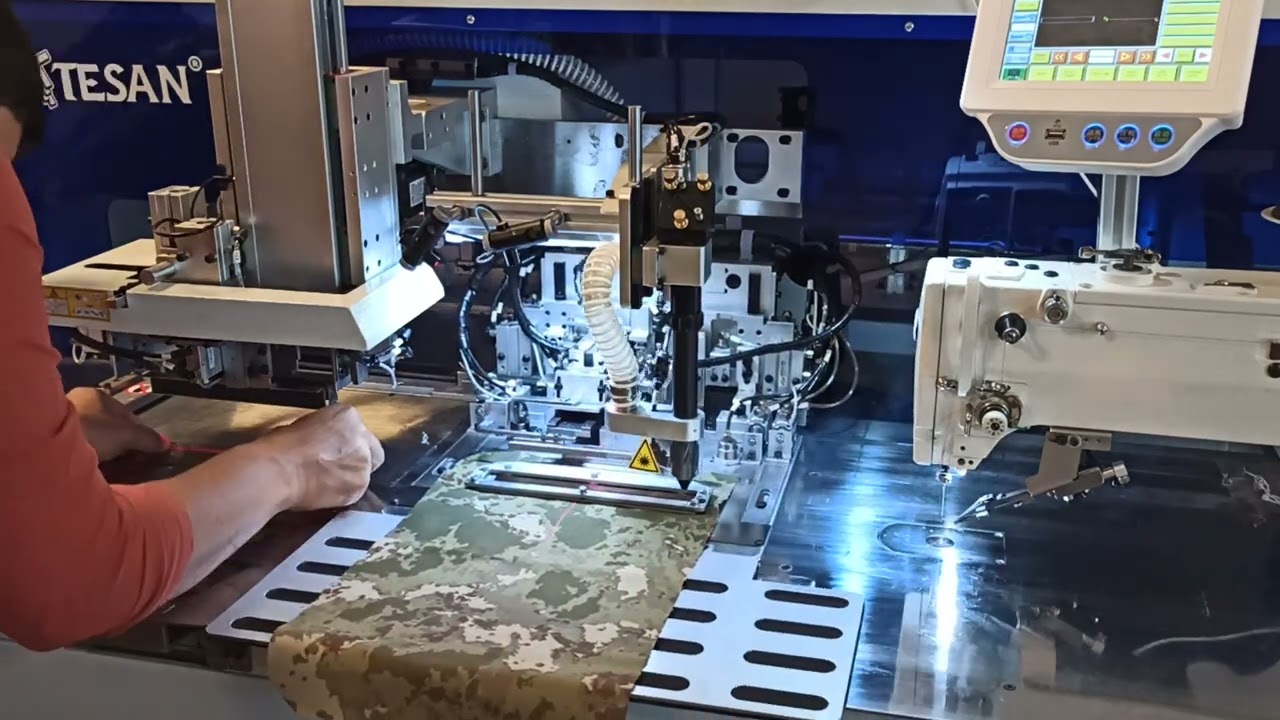 ⁣Eşofman ve Mont Grupları İçin Fermuarlı ve Fermuarsız Cep Fleto Otomatı