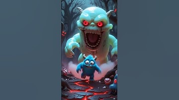 The Monster That Never Stops" #thelovelyhorrorshow #asmr #satisfying #shorts #animation #cgi#viral