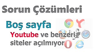 Net Var Ama Sayfa Bomboş Sorunu Çözümleri