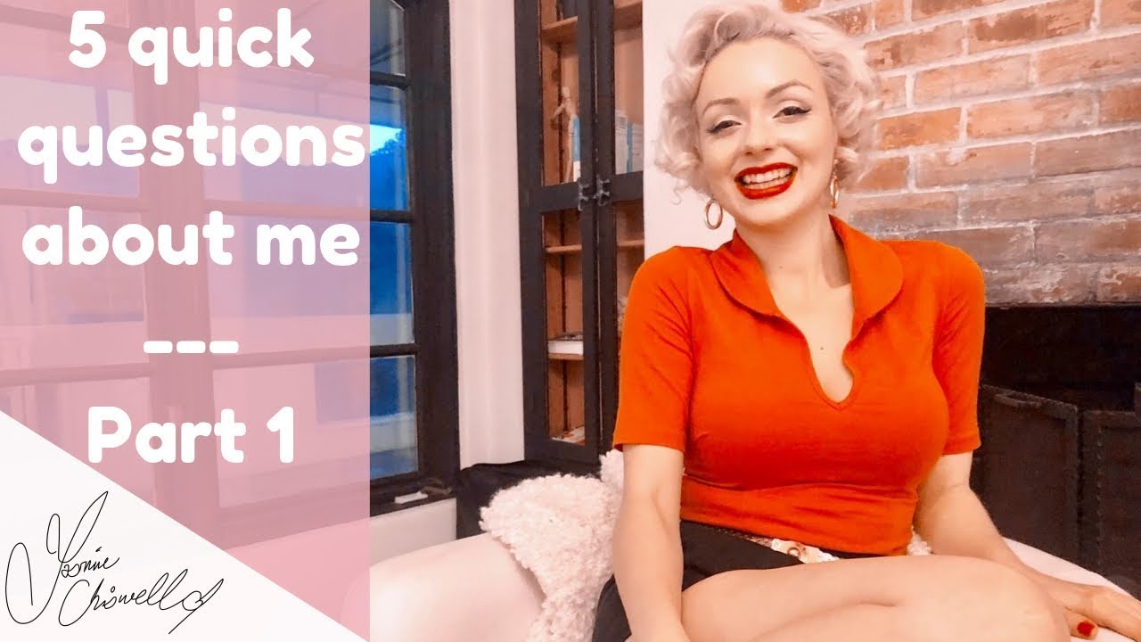5 QUICK QUESTIONS ABOUT ME! PART 1 JASMINE CHISWELL YouTube