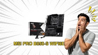 MSI PRO B850-S WIFI6E Motherboard Review