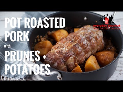 Video: Roast Pork And Potatoes In Pots