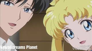 Usagi and Mamoru kiss scene| Sailor Moon Crystal