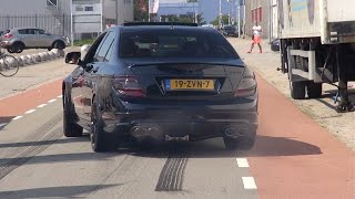 Mercedes-Benz C63 AMG w/ iPE! Drifts & Accelerations!