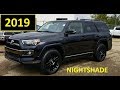 2019 Toyota 4Runner Nightshade Edition in Black review and demonstration