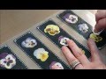 Tutorial Real Pansy Bookmarks