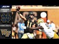 Notre Dame vs. Wake Forest Condensed Game | 2018 ACC Football