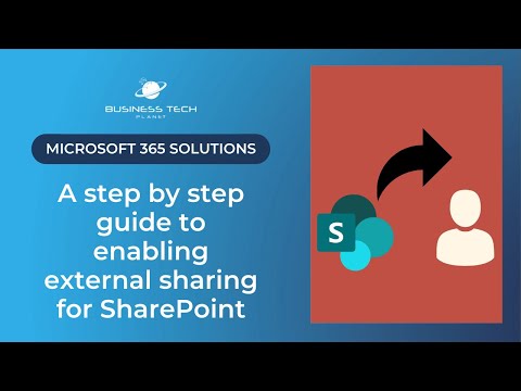 💬 A step by step guide to enabling external sharing for SharePoint 💬