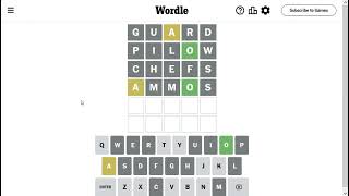 Famous Wordle Solve for 6-19-2023 - almost got me!! - crazy hard today Net Worth