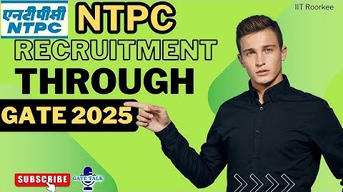 NTPC Recruitment Through GATE 2025 || #gate2025 #vinod_sahu #gatetalk