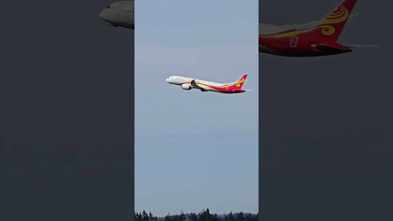 Hainan Airlines Boeing 787-9/SEA-PEK/HU496/B-1539 - YouTube