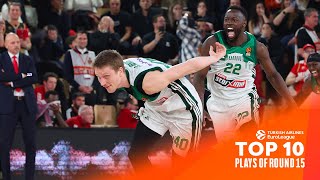 Top 10 Plays | Round 15 | 2023-24 Turkish Airlines EuroLeague