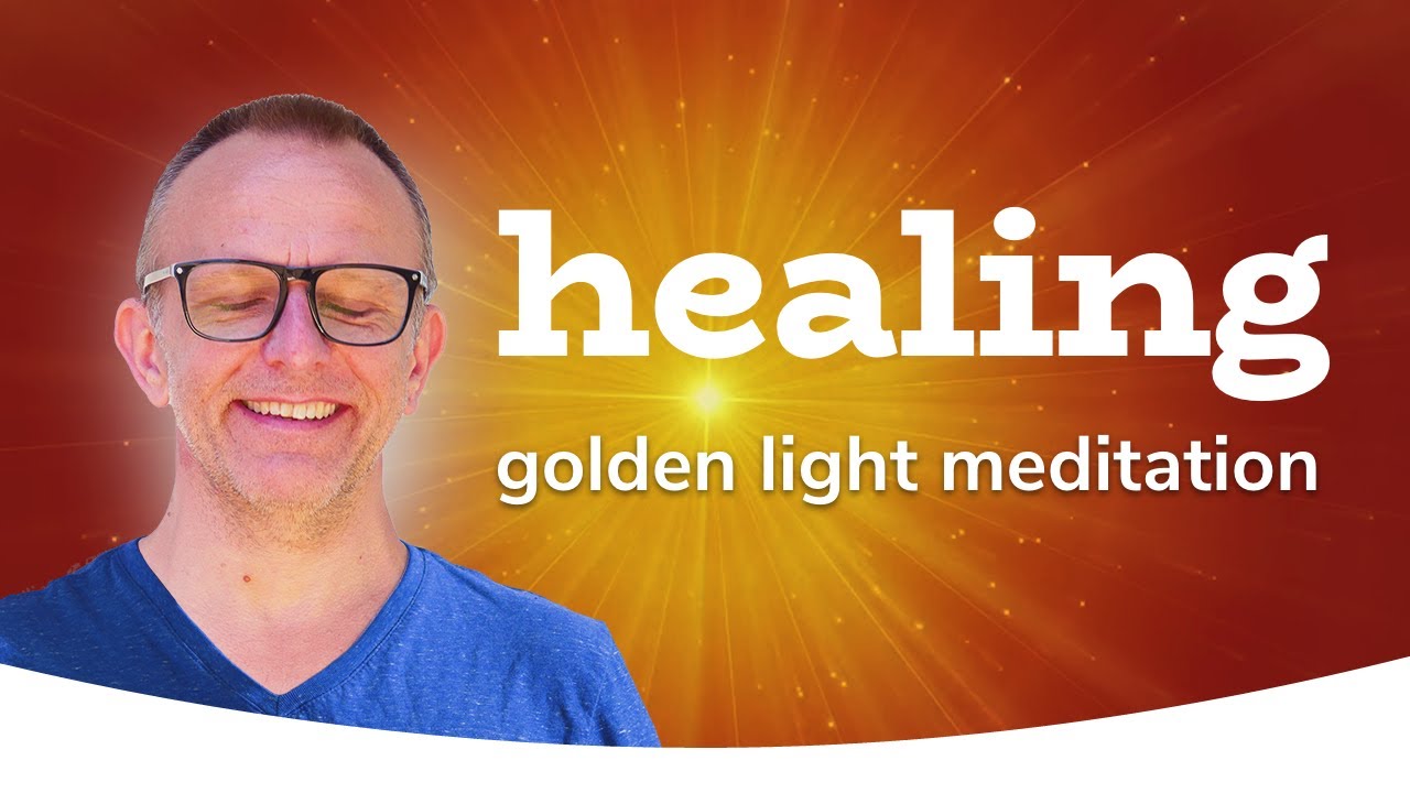 Golden Light Healing Guided Meditation [10 Minutes] Relaxing British ...