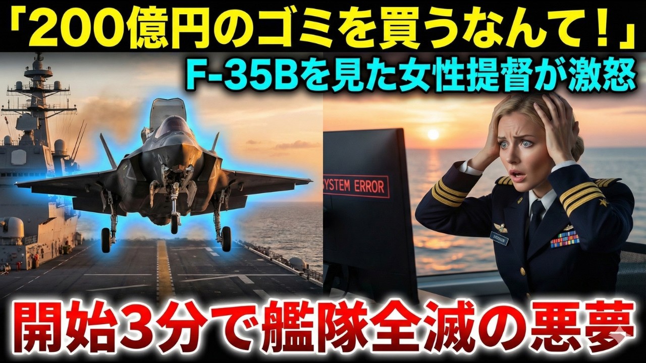 こんなゴミ買うな」笑う敵艦隊…日本の魔改造F35に３分で全滅