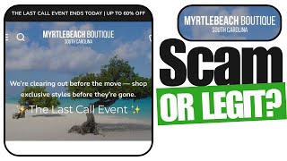 MyrtleBeach Boutique Reviews – Legit or Another Scam?