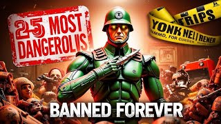 25 MOST DANGEROUS 1960s Toys Banned Forever