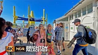A stroll through Brighton Palace Pier on a sunny afternoon ️ Brighton, England Walk ????????