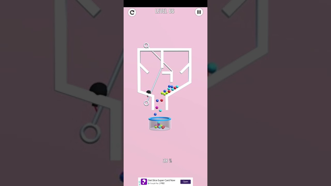 Pin Pull Ball Rescue  - All Levels Gameplay New UPdate Android,ios  Shorts # 67