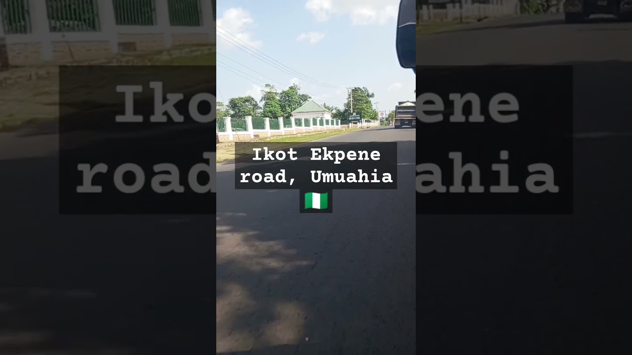 Ikot Ekpene road, Umuahia 😲.