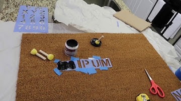 DIY: CUSTOM/PERSONALIZED DOORMAT I STACIA KARCHER