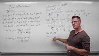 Introduction to Sum and Difference Formulas in Trigonometry (Precalculus - Trigonometry 25) by Professor Leonard 31,915 views 2 years ago 51 minutes