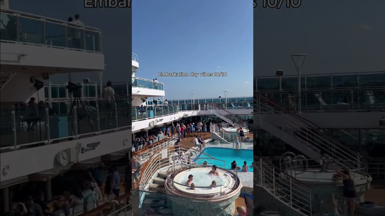 You know it’s going to be a great cruise when embarkation day looks like this.